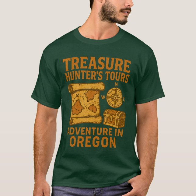 CAMISETA VISITAS DE LA CAZA DE TESORO DE CHESTER COPPERPOT  (Anverso)