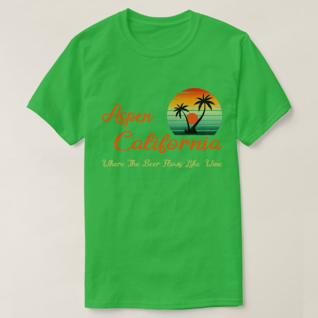Camiseta Visite Aspen California Dumb and Dumber TShirt (Diseño del anverso)