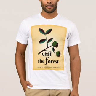 Camiseta Visite el afiche de la selva de los Estados Unidos