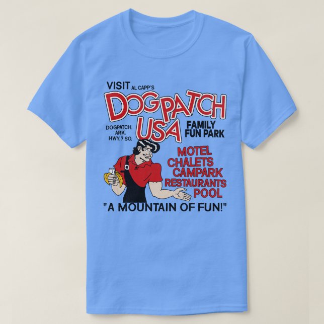 Camiseta Visite el parque de diversiones Dogpatch USA Defun (Diseño del anverso)