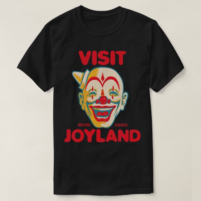 Camiseta Visite el parque de diversiones Wichita de Joyland (Diseño del anverso)