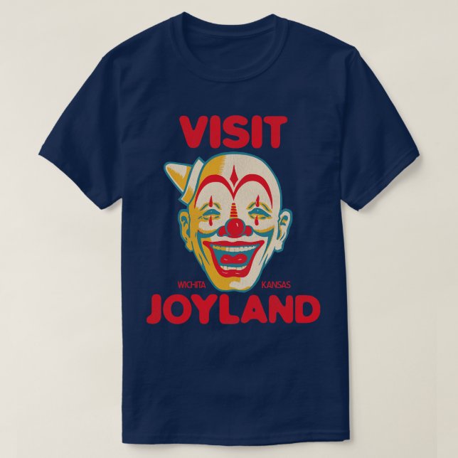 Camiseta Visite el parque de diversiones Wichita de Joyland (Diseño del anverso)