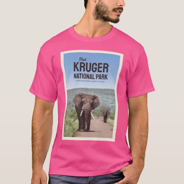 Camiseta Visite el Parque Nacional Kruger (Anverso)