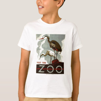 Camiseta Visite el parque zoológico - el poster de WPA -