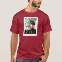 Visite el parque zoológico - el poster de WPA -