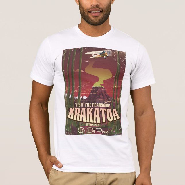 Camiseta Visite el temible afiche de viaje de Cracovia (Anverso)