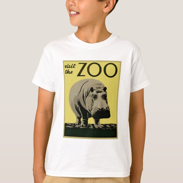 Camiseta Visite el zoológico (Anverso)