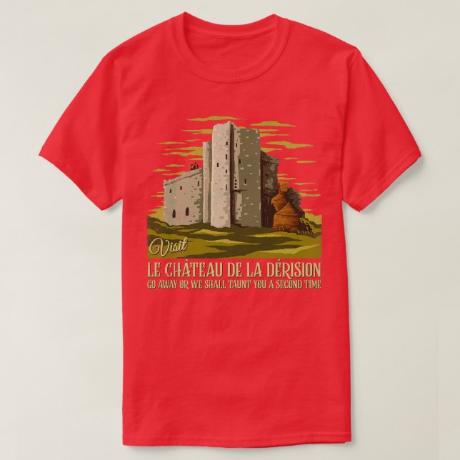 Camiseta Visite Le Chateau De La Derision (Diseño del anverso)