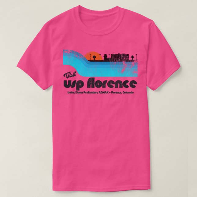 Camiseta Visite USP Florence ADMAX Prisión Retro Touriv Sou (Diseño del anverso)