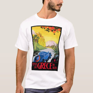 Camiseta Visitez La Grece en Auto