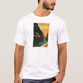 Camiseta Visitez La Yougoslavie Viaje Poster Arte