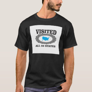Camiseta visitó los 50 estados