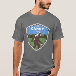 Camiseta Vista A Pie Grande En Canby Oregon Yeti Funny