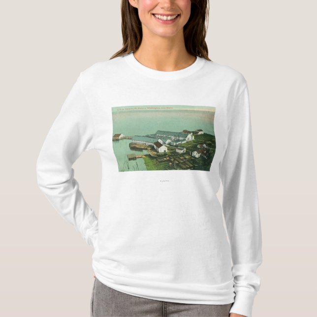 Camiseta Vista aérea de A.P.A. Cannery (Anverso)
