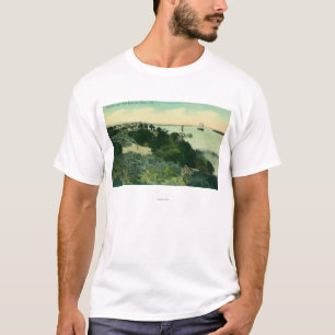 Camiseta Vista aérea de Antioch y del río San Joaquin