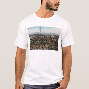 Camiseta Vista aérea de CityFairbanks, AK