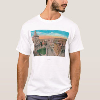 Camiseta Vista aérea de CityOakland, CA