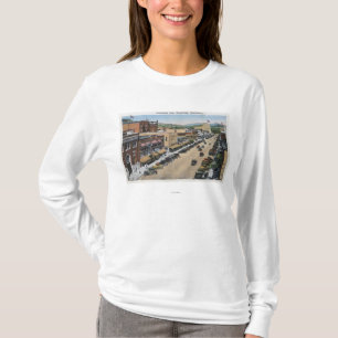 Camiseta Vista aérea de la avenida de Wenatchee