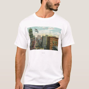 Camiseta Vista aérea de la calle principal 2