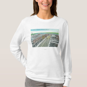 Camiseta Vista aérea de la calle y del río Snake del esta