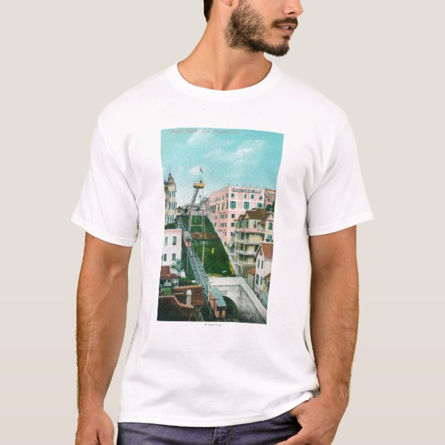 Camiseta Vista aérea de la carretilla del vuelo de los (Anverso)