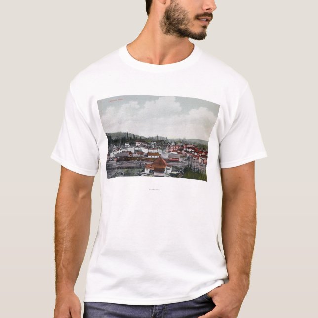 Camiseta Vista aérea de la ciudad (Anverso)