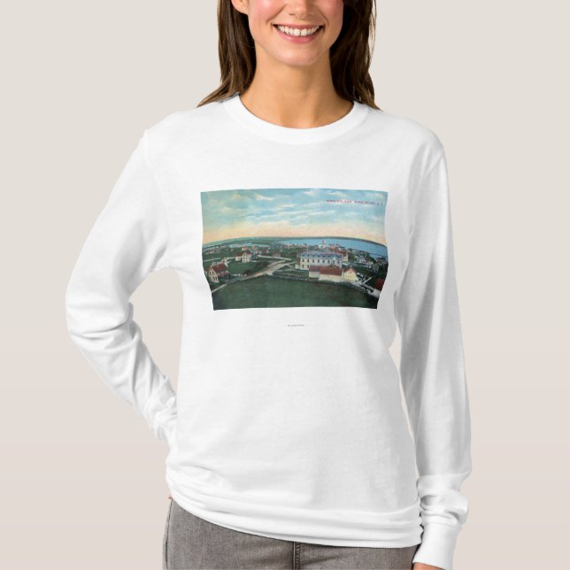 Camiseta Vista aérea de la ciudad 2 (Anverso)