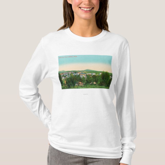 Camiseta Vista aérea de la ciudad 9 (Anverso)