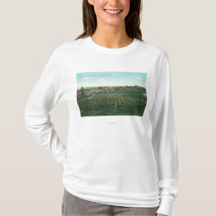 Camiseta Vista aérea de la ciudad, el condado de Sonoma de