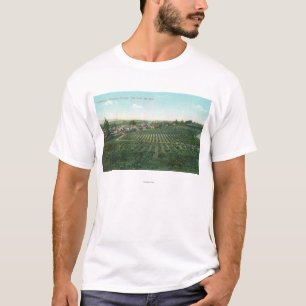 Camiseta Vista aérea de la ciudad, el condado de Sonoma de