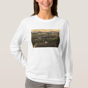 Camiseta Vista aérea de la ciudad y del valle