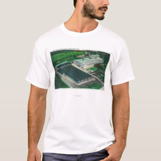 Camiseta Vista aérea de la fabricación del Goodyear-Zepelín