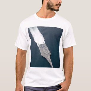Camiseta Vista aérea de la nave de combate litoral
