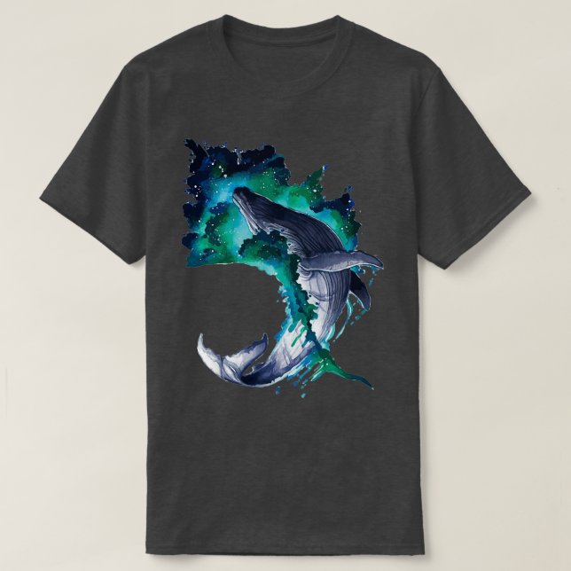 Camiseta Vista aérea de la ola del océano Baleen (Diseño del anverso)