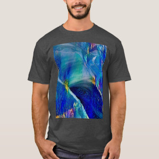 Camiseta vista aérea de la playa de arena blanca