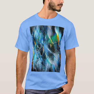 Camiseta vista aérea de la playa de arena blanca 1