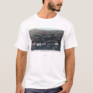 Camiseta Vista aérea de la soda SpringsNapa, CA