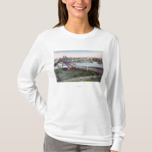 Camiseta Vista aérea de Lewiston BridgeLewiston,