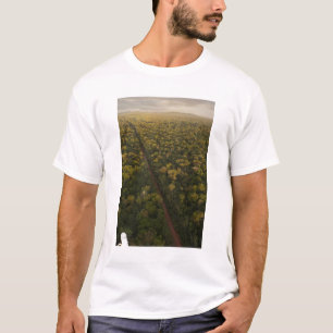Camiseta Vista aérea de selva tropical. Reserva de Iwokrama