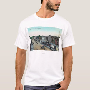 Camiseta Vista aérea de StreetWoodland principal del oeste