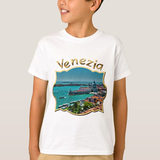 Camiseta Vista aérea de Venecia, Italia (Anverso)