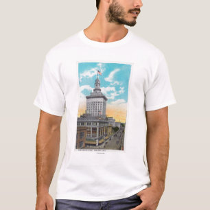 Camiseta Vista aérea de Washington StreetOakland, CA