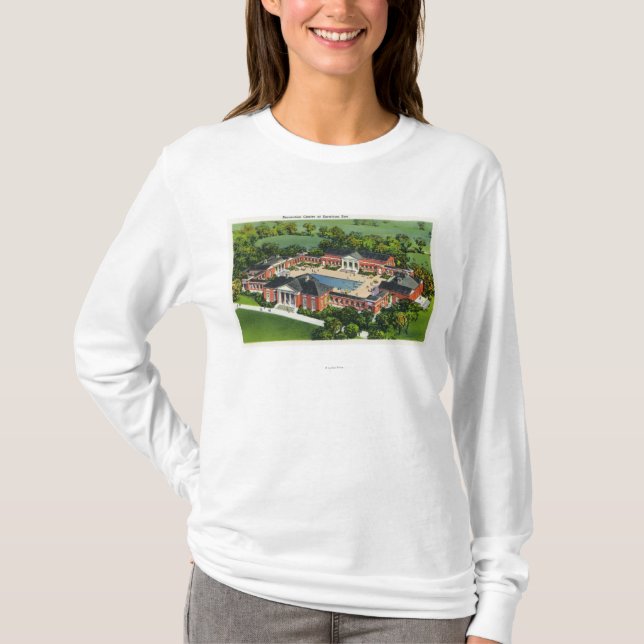 Camiseta Vista aérea del centro de ocio del balneario de (Anverso)