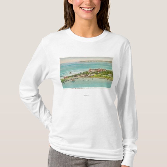 Camiseta Vista aérea del del Coronado del hotel (Anverso)