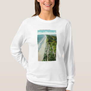 Camiseta Vista aérea del frente al mar