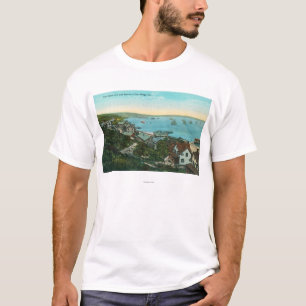 Camiseta Vista aérea del fuerte Rosecrans y de la ciudad