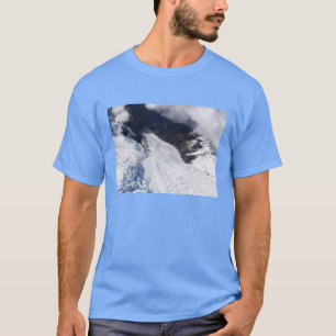 Camiseta Vista aérea del glaciar Franz Josef, Nueva Zelanda