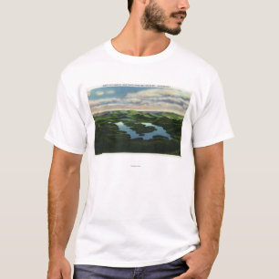 Camiseta Vista aérea del Lake Placid