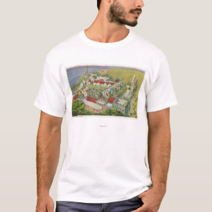 Camiseta Vista aérea del pueblo irlandés