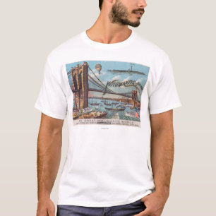 Camiseta Vista aérea del puente de Willimantic